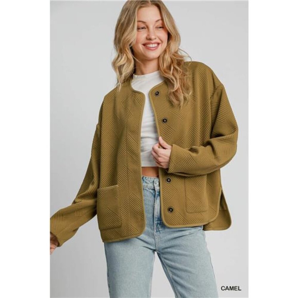 ✨NWT‎ Umgee Textured Jacquard Jacket